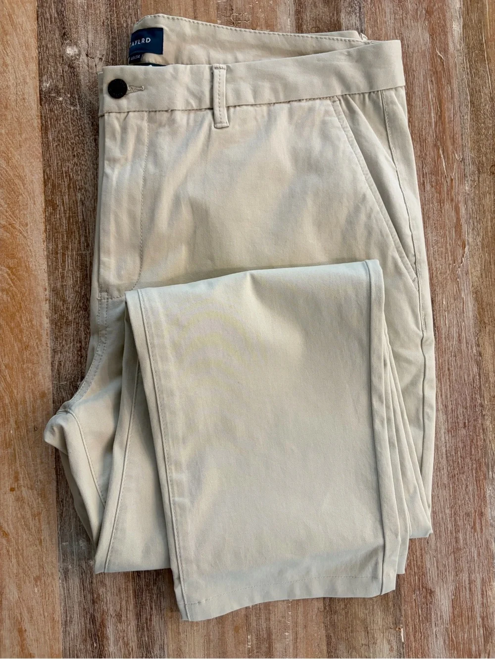 Talyrd Men’s Khaki Chinos‎ Talyrd Slim Tapered Fit Size 40 X 30 Altered Length